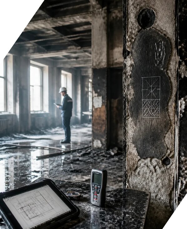 Обследование зданий после пожара в Кизляре от 15242 р. | ЭкспертизаРоссия