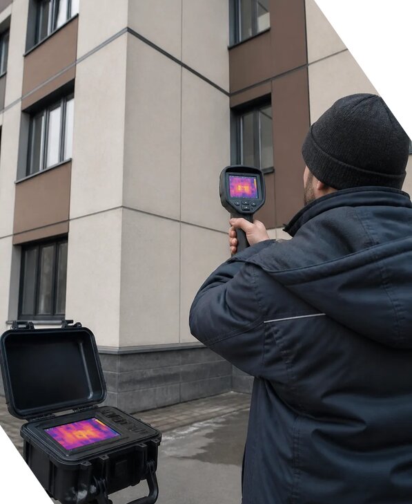 Тепловизионное обследование зданий и сооружений в Кизляре